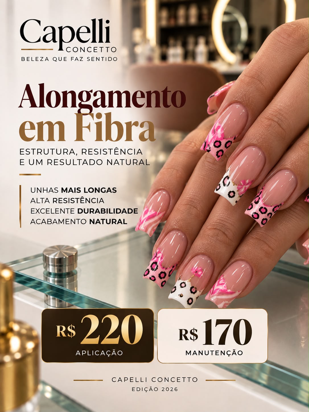 alongamento fibra
