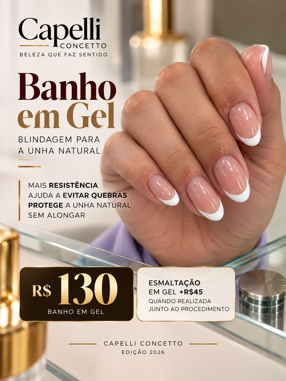 banho gel